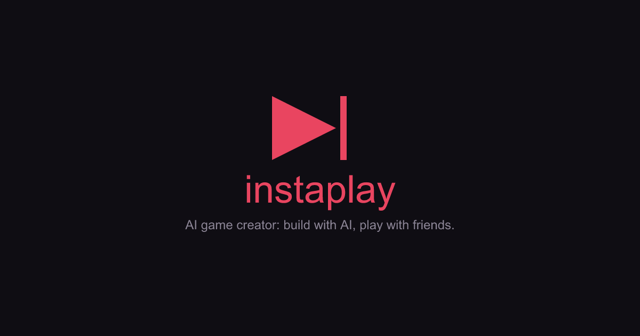 Instaplay AI game maker preview